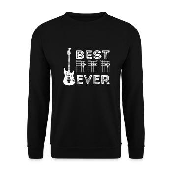 Fête des pères Meilleur accord de guitare papa - Meilleur - Sweat-shirt Unisexe - noir - Devant - Alina (178cm) & Michal (187cm)