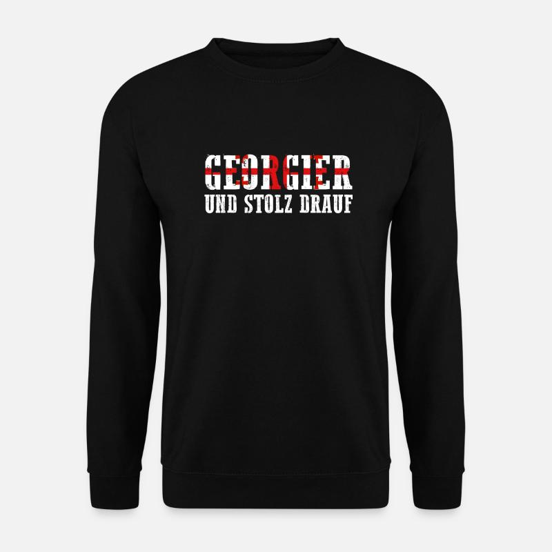 Georgier Georgien - Unisex Pullover - Schwarz
