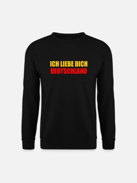 I love you Germany - Unisex Sweatshirt - black