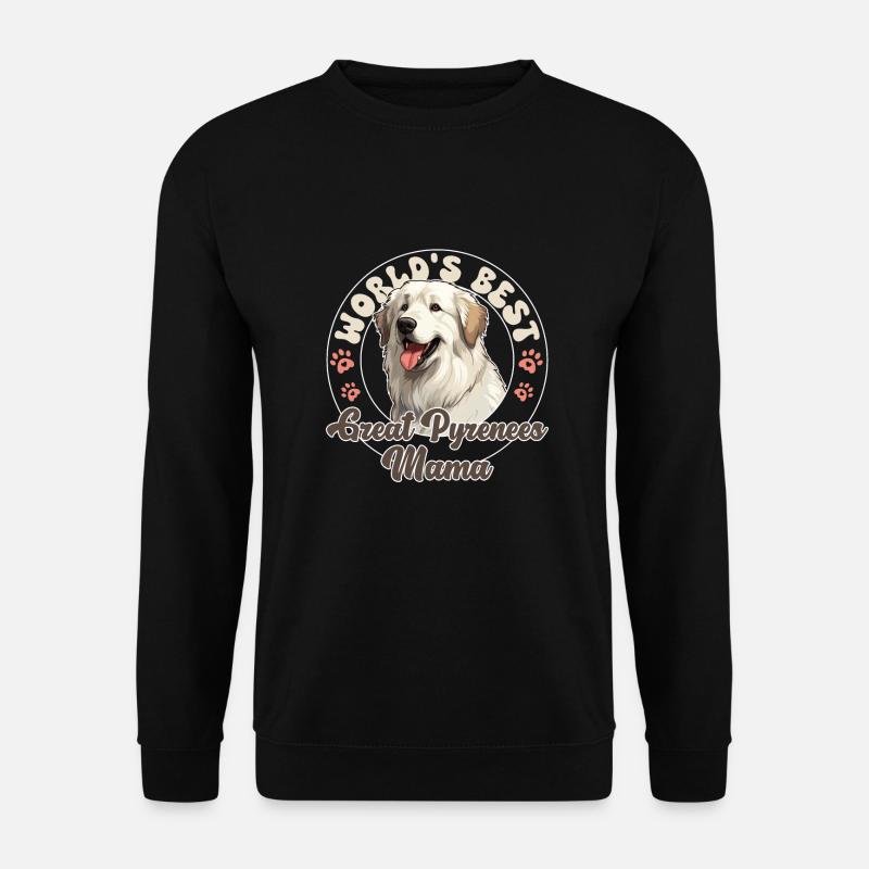 Bouvier des Pyrénées Grande Maman des Pyrénées - Sweat-shirt Unisexe - noir