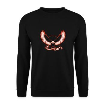 Eagleand Snake - Sweat-shirt Unisexe - noir - Devant - Alina (178cm) & Michal (187cm)