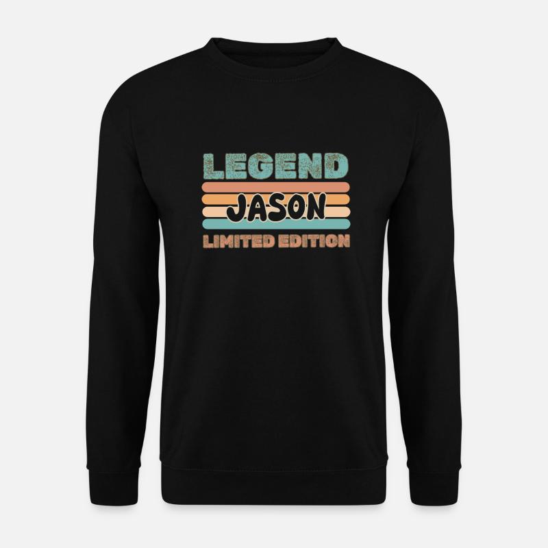 Jason as a given name - Unisex Sweatshirt - black