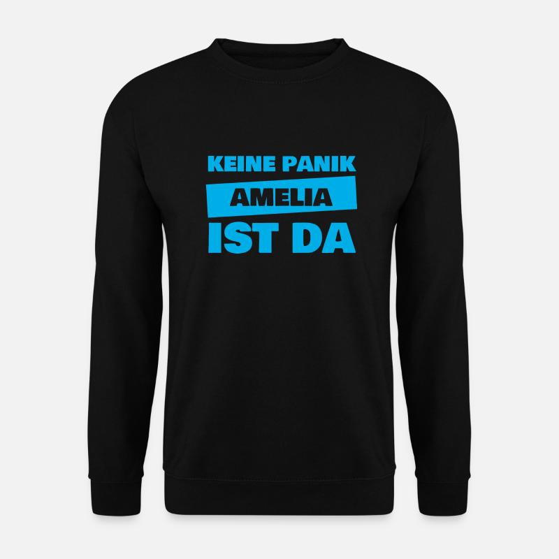 First name Amelia - Unisex Sweatshirt - black