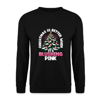 Rêver d’un Noël festif - Sweat-shirt Unisexe - noir - Devant - Alina (178cm) & Michal (187cm)