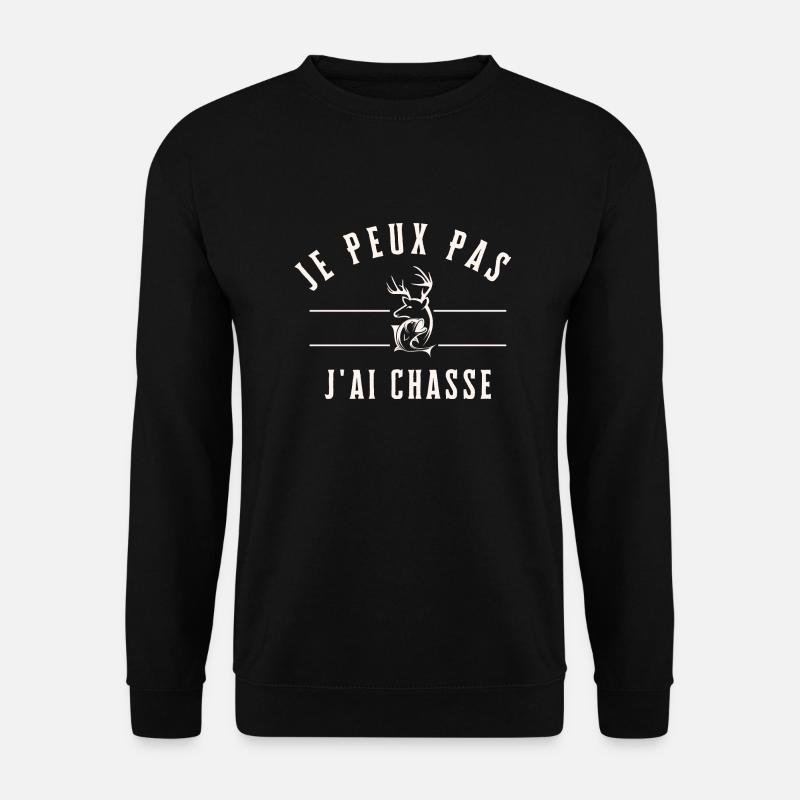 I can't I hunted - Unisex Sweatshirt - black