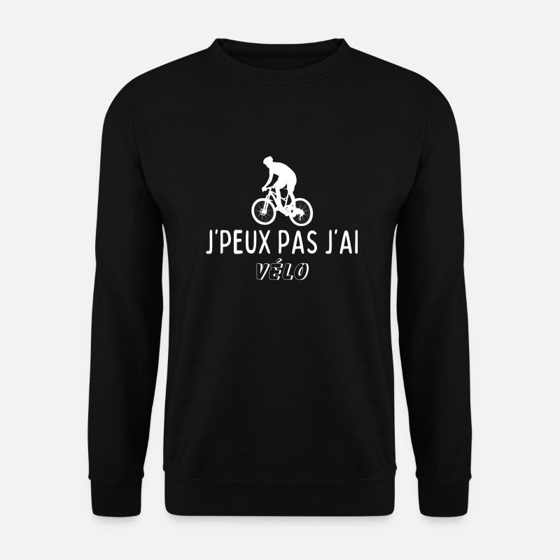 Nicht verfügbar, ich habe ein Fahrrad - Unisex Pullover - Schwarz