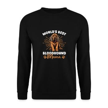 Bloodhound Groovy Bloodhound Mama - Unisex Pullover - Schwarz - Vorne - Alina (178cm) & Michal (187cm)