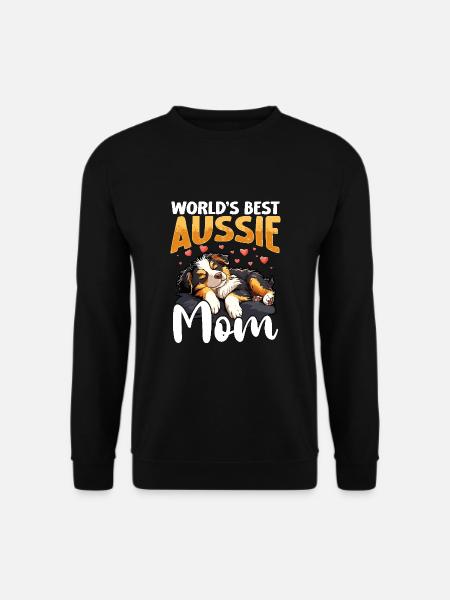 Australian Shepherd Dog Aussie Mama - Unisex Pullover - Schwarz