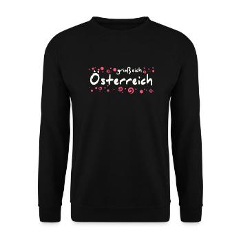 Autriche - Sweat-shirt Unisexe - noir - Devant - Alina (178cm) & Michal (187cm)