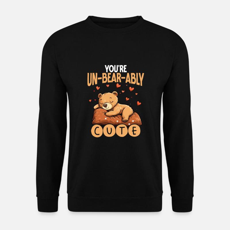 Du Bist Unerträglich Niedlich, Niedlich, - Unisex Pullover - Schwarz