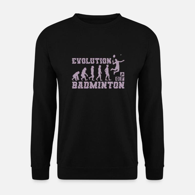 Badminton Evolution Silhouette - Unisex Sweatshirt - black