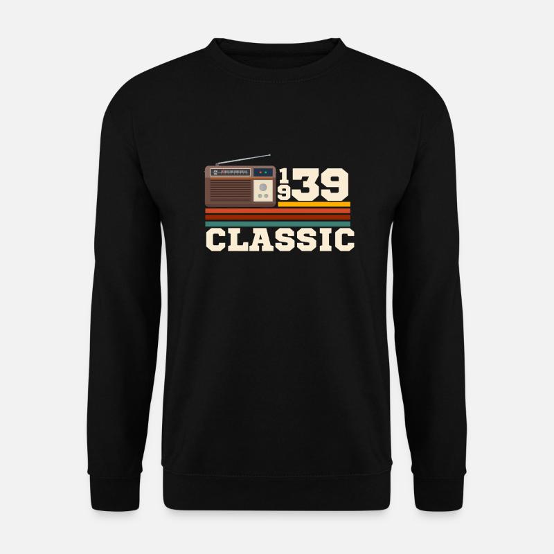 Jubiläum 1939 Retro-Klassiker - Unisex Pullover - Schwarz