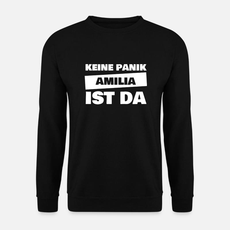 Amilia - Unisex Pullover - Schwarz