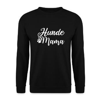 Chiens Maman Patte - Sweat-shirt Unisexe - noir - Devant - Alina (178cm) & Michal (187cm)