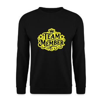 Membre de l’équipe Krone - Sweat-shirt Unisexe - noir - Devant - Alina (178cm) & Michal (187cm)