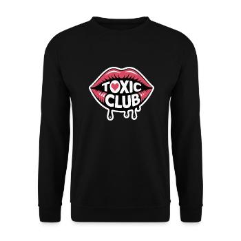 GIFTIGES T-SHIRT - Unisex Pullover - Schwarz - Vorne - Alina (178cm) & Michal (187cm)