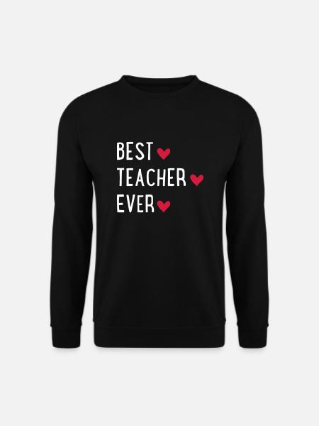 Bester Lehrer / Beste Lehrerin - Unisex Pullover - Schwarz