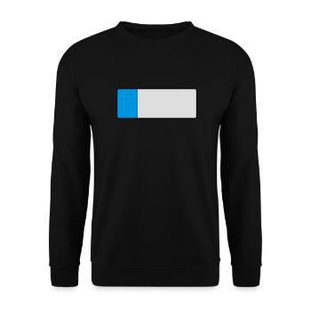_blank_kurz - Unisex Sweatshirt - black - Front - Alina (178cm) & Michal (187cm)