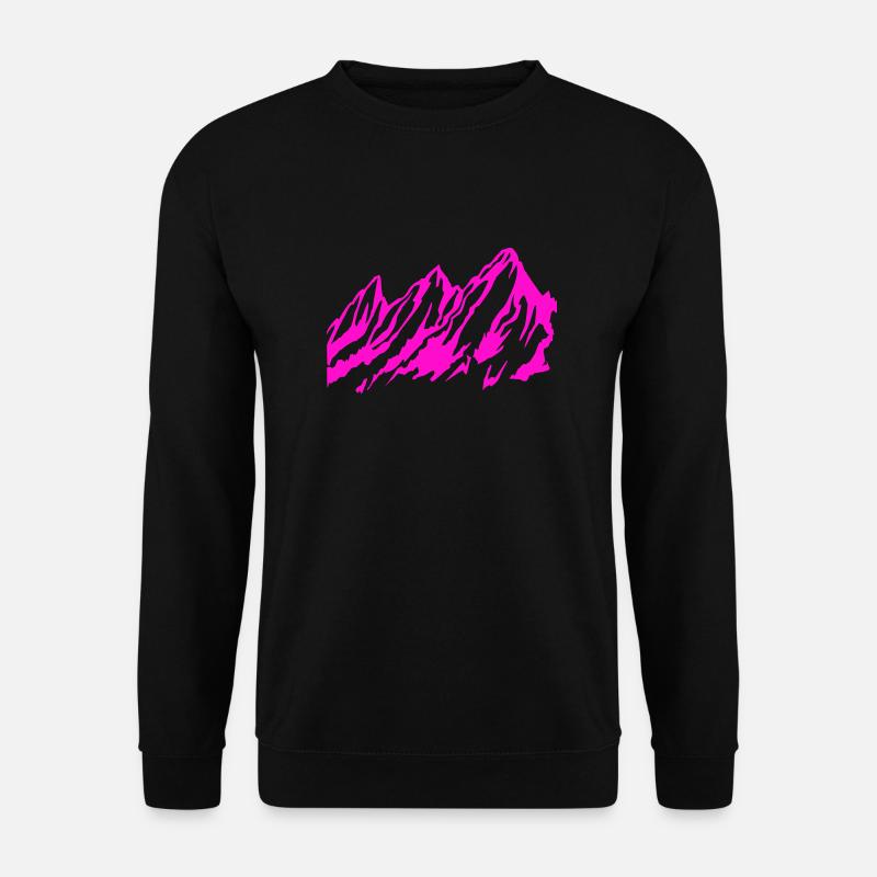 Berge - Berg - Unisex Pullover - Schwarz