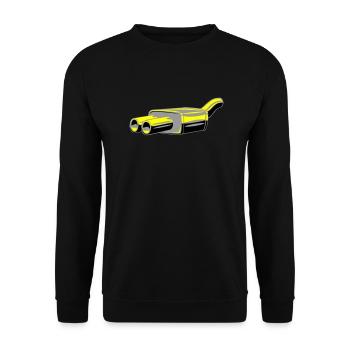Exhale! - Unisex Pullover - Schwarz - Vorne - Alina (178cm) & Michal (187cm)
