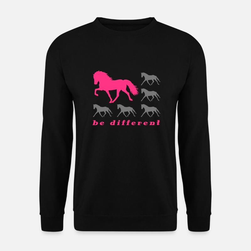 Be Different grey - Unisex Pullover - Schwarz