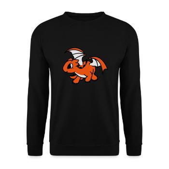 Dragon - Sweat-shirt Unisexe - noir - Devant - Alina (178cm) & Michal (187cm)