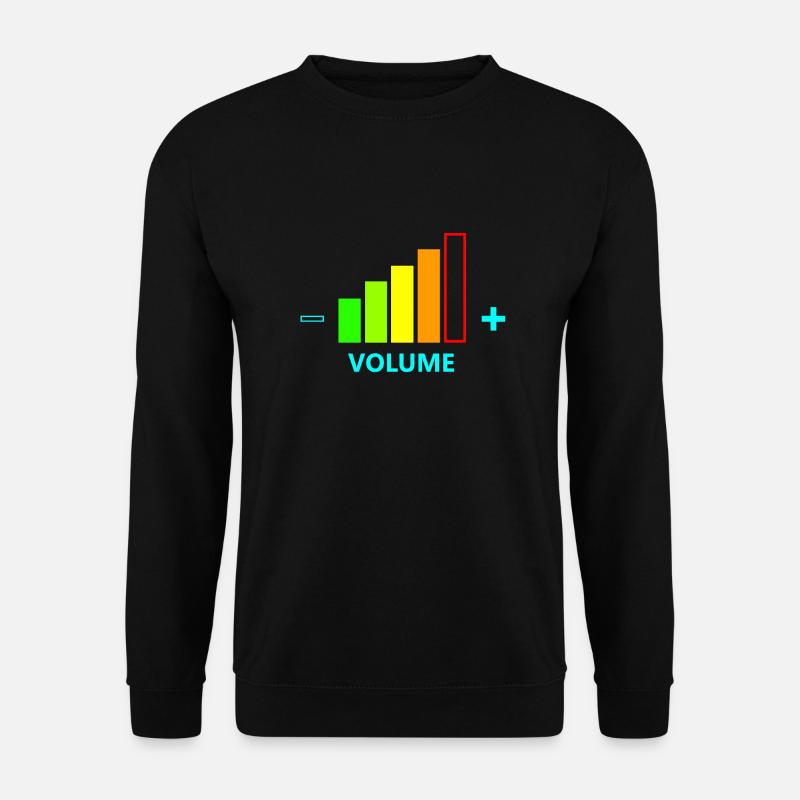 VOLUME UP MEN - Unisex Sweatshirt - black