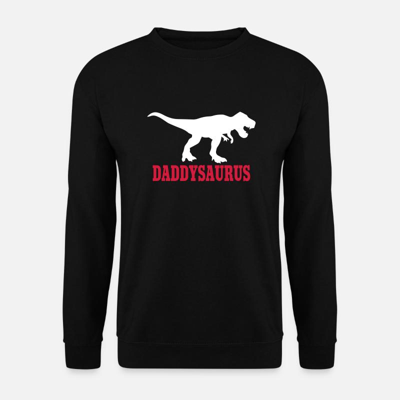 Daddy Saurus - Unisex Pullover - Schwarz