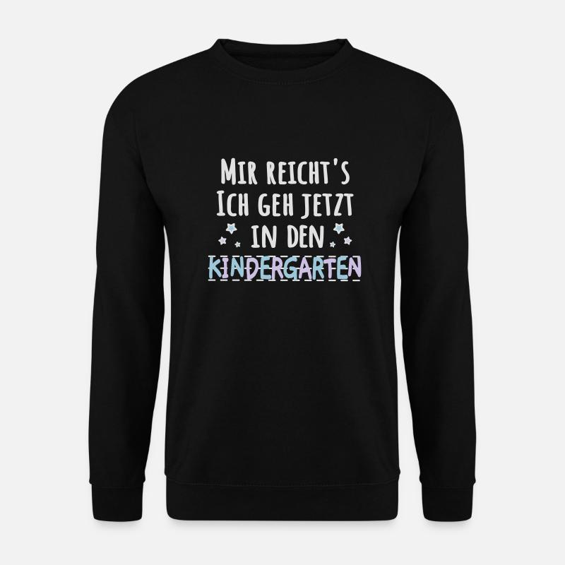 Kindergartenkind - mir reichts Kindergarten - Unisex Pullover - Schwarz