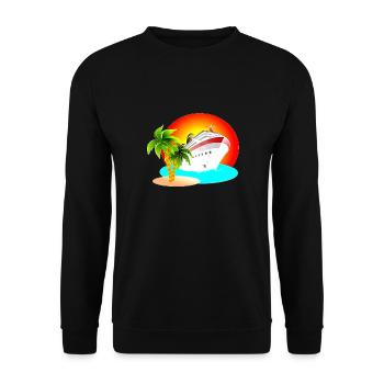Schiff - Unisex Pullover - Schwarz - Vorne - Alina (178cm) & Michal (187cm)