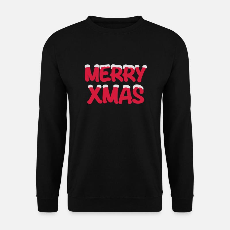 Merry Xmas - Unisex Pullover - Schwarz