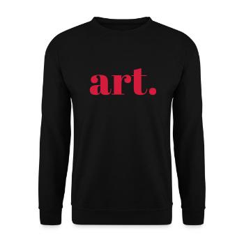 art. - Unisex Pullover - Schwarz - Vorne - Alina (178cm) & Michal (187cm)