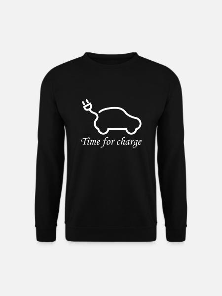 Electric Car E-mobility Hybrid - Unisex Sweatshirt - black