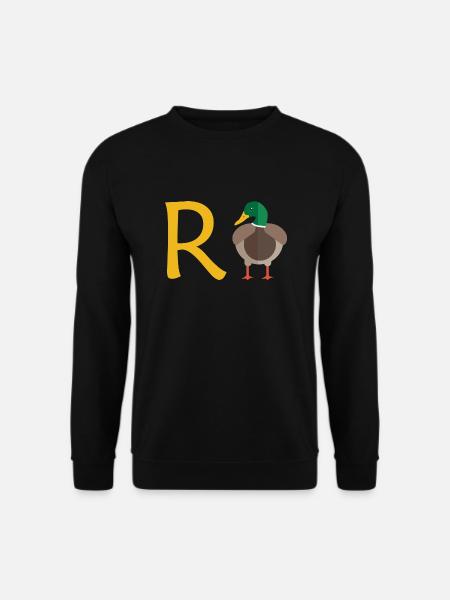 Rente Ente Ruhestand Pension Frührente Geschenk - Unisex Pullover - Schwarz