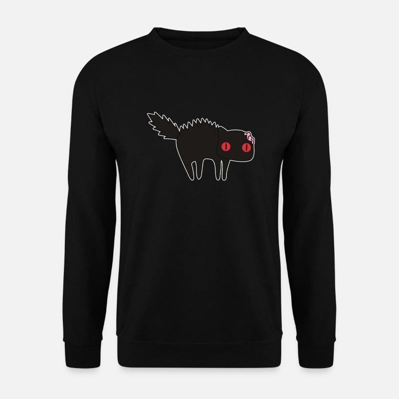 Zombie Cat - Unisex Sweatshirt - black
