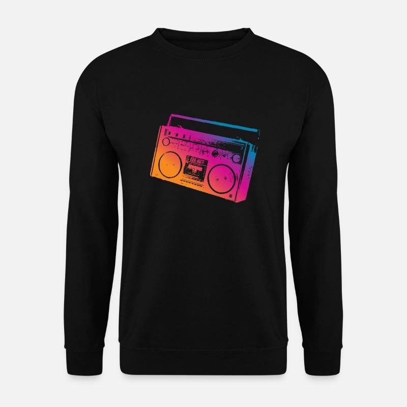 Ghettoblaster Music - Unisex Pullover - Schwarz