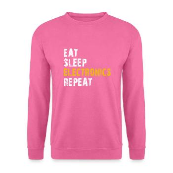 Schlafelektronik wiederholen - Unisex Pullover - Pink - Vorne