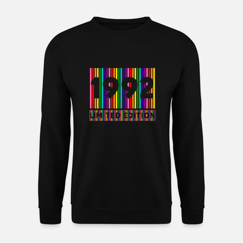 1992 Limited edition 30. Geburtstag - Unisex Pullover - Schwarz