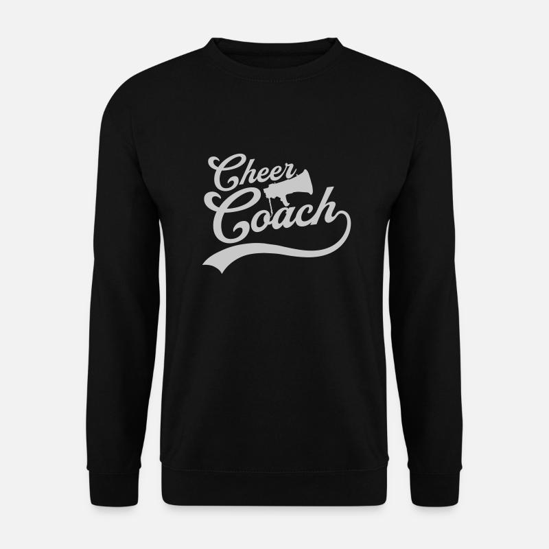 Cheer Coach Megafon sprechen - Unisex Pullover - Schwarz