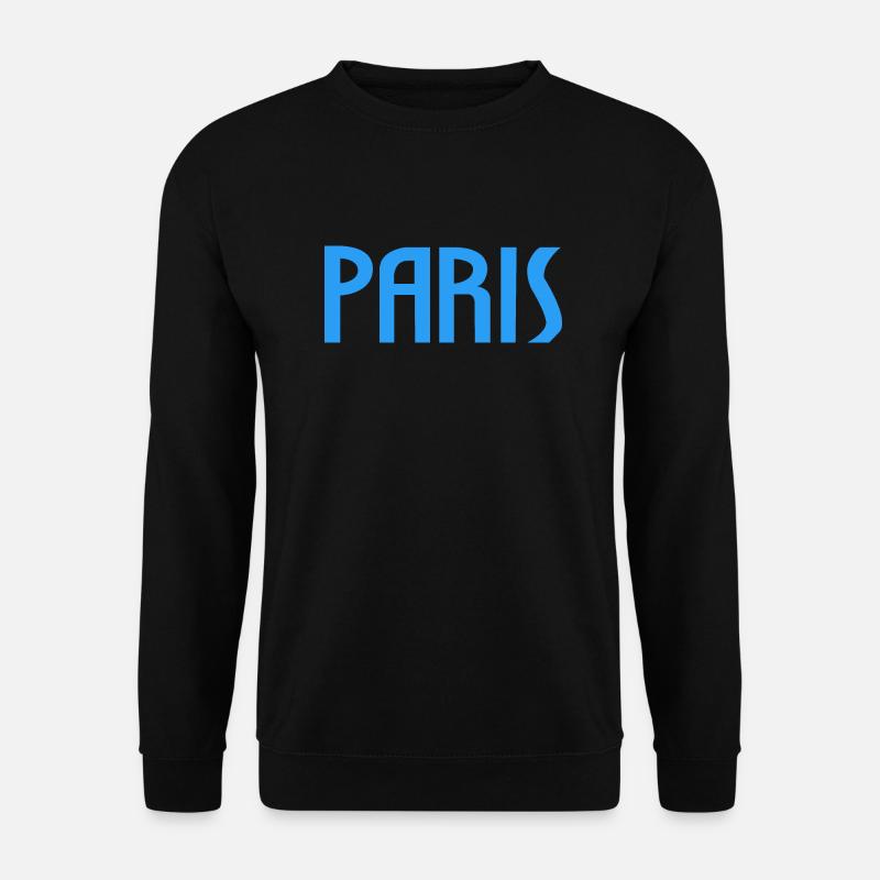 Paris - Unisex Pullover - Schwarz