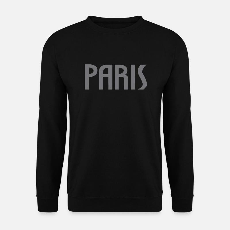 Paris - Unisex Pullover - Schwarz