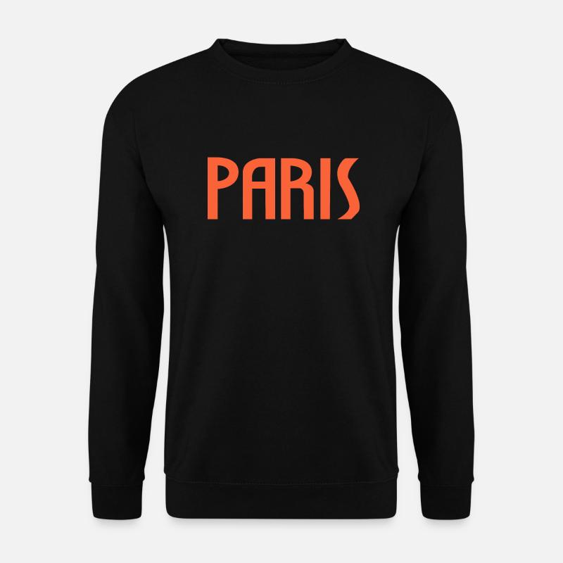 Paris - Unisex Pullover - Schwarz