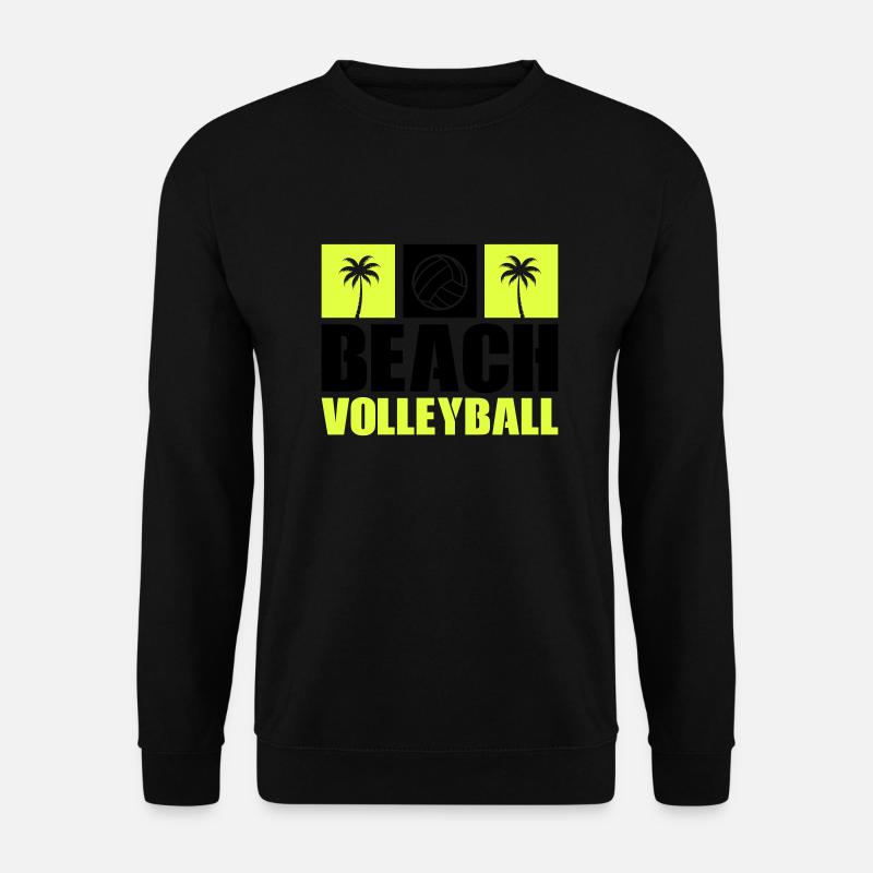Beachvolleyball - Unisex Pullover - Schwarz