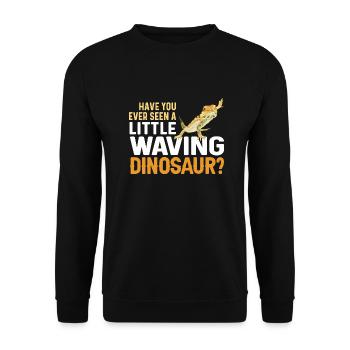 Lézard dragon barbu Herpétologiste des reptiles - Sweat-shirt Unisexe - noir - Devant - Alina (178cm) & Michal (187cm)
