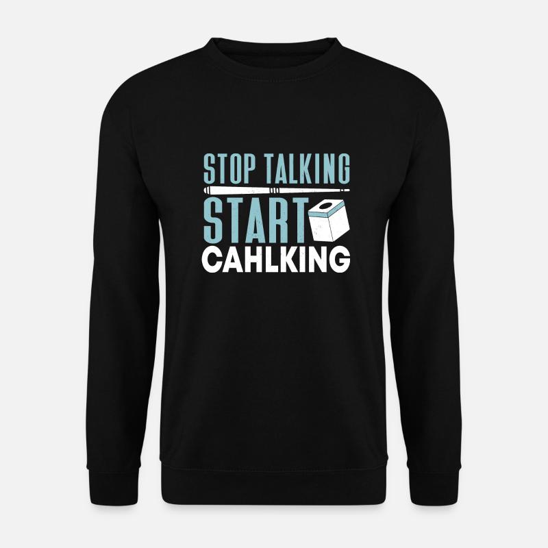 Snooker Pool Billard - Unisex Pullover - Schwarz
