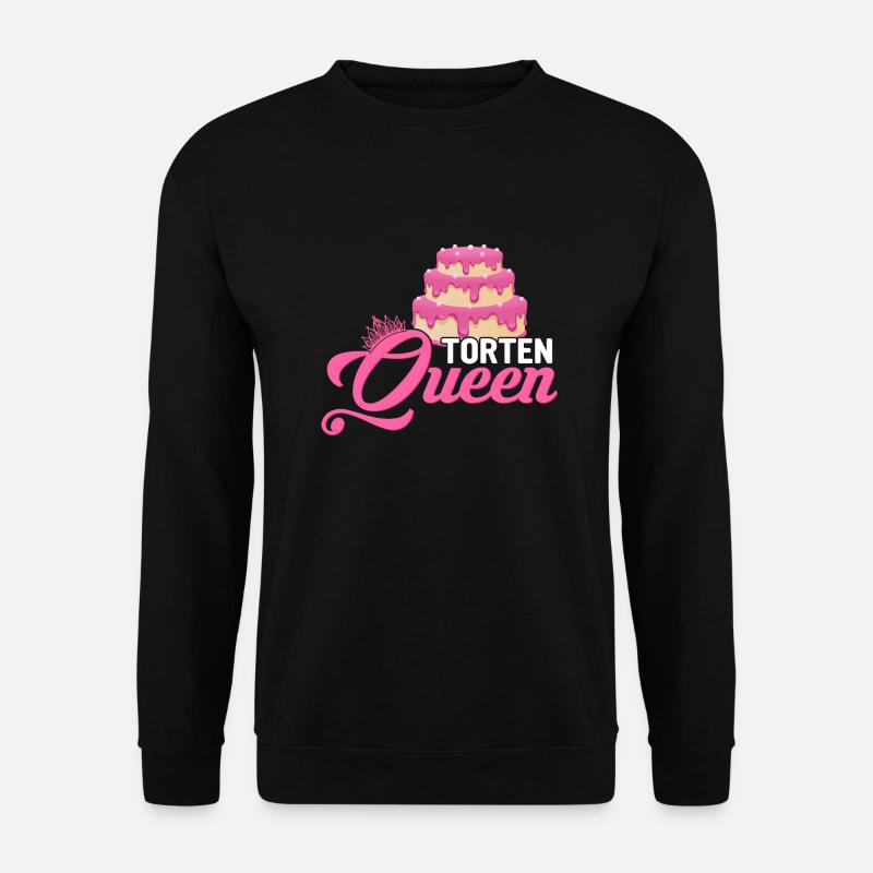 Torten Queen Konditor Torten Bäckerin - Unisex Pullover - Schwarz