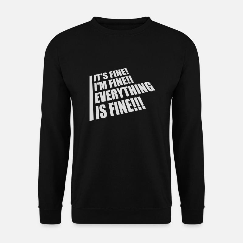 Tout va bien devis - Sweat-shirt Unisexe - noir