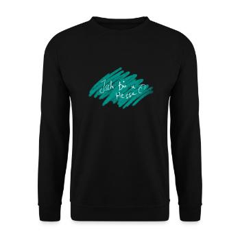 Hessisch - Unisex Pullover - Schwarz - Vorne - Alina (178cm) & Michal (187cm)
