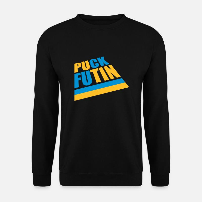 puck futin Logo Design - Unisex Pullover - Schwarz