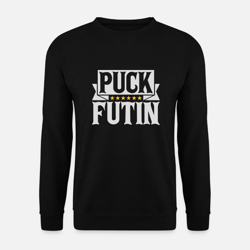 puck futin Logo Design - Unisex Pullover - Schwarz